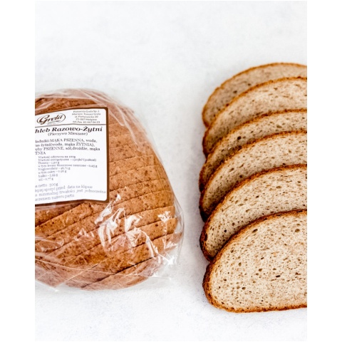 Chleb razowo żytni 500g Grela 