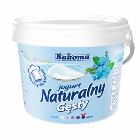 Jogurt naturalny 3kg Bakoma 
