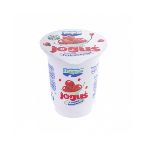 Jogurt ow poziomkowy 150g joguś Krasnystaw 