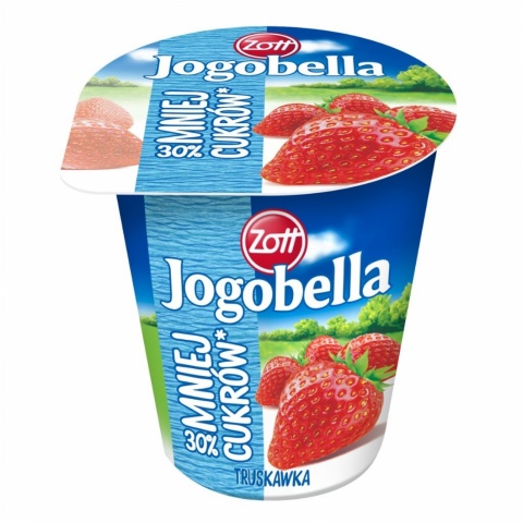 Jogurt owocowy 30% mniej cukr Jogobella 150g Zott 