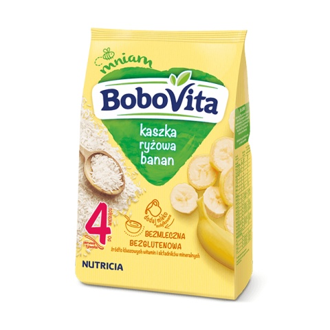 Kaszka Bobovita bezml ryż banan 180g Nutricia 
