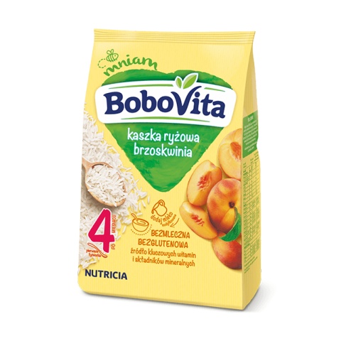 Kaszka Bobovita bezml ryż brzoskiwnia 180g Nutrici 