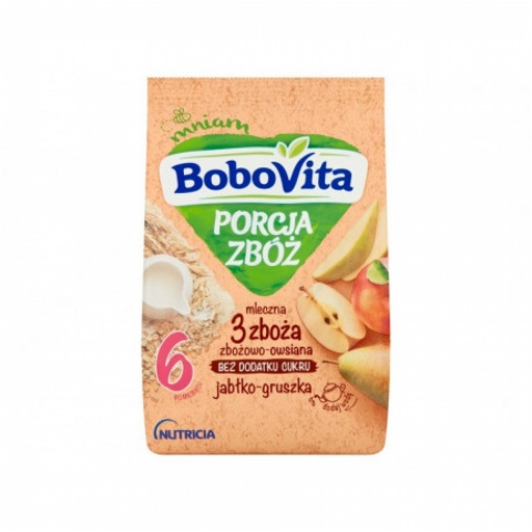 Kaszka Bobovita ml porcja zbóż 3 zboża 210g Nutric 